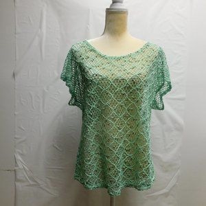 MAURICES TOP SIZE XL GREEN COLOR
